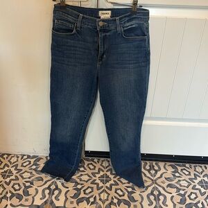 L’Agence Sara cropped slim leg jeans size 27